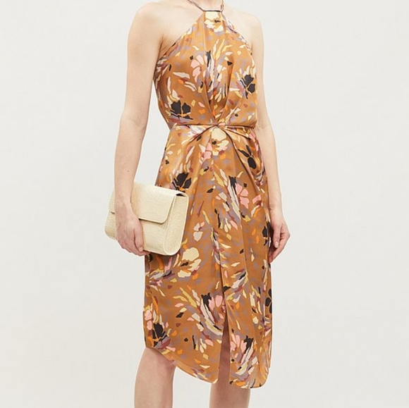 NWT REISS | $370 Paola Halter Dress - Picture 6 of 7